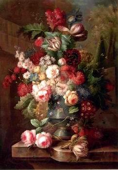 unknow artist Floral, beautiful classical still life of flowers.066 Spain oil painting art